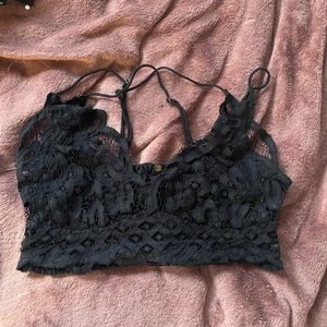 Free People black lace cami